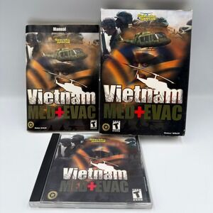 Search & Rescue Vietnam Med+Evac PC Game Big Box Complete Huey Helicopter Sim